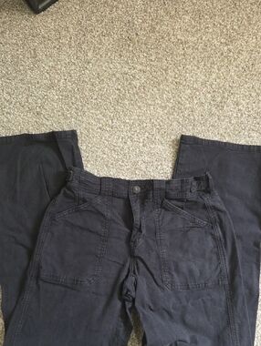 American Eagle Outfitters Black Stove Pipe Pants